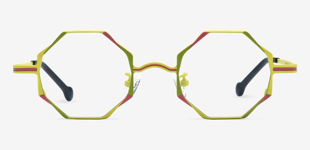 Sawye Lunettes Géométriques Jaunes