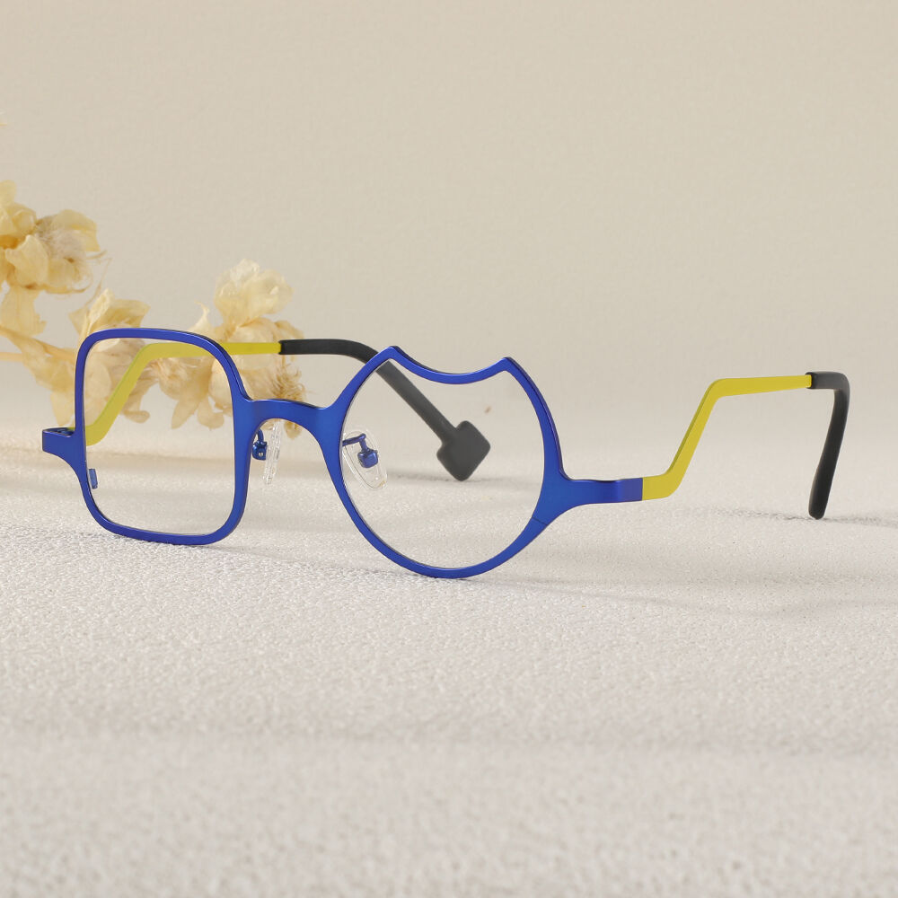 Randy Square Blue Glasses