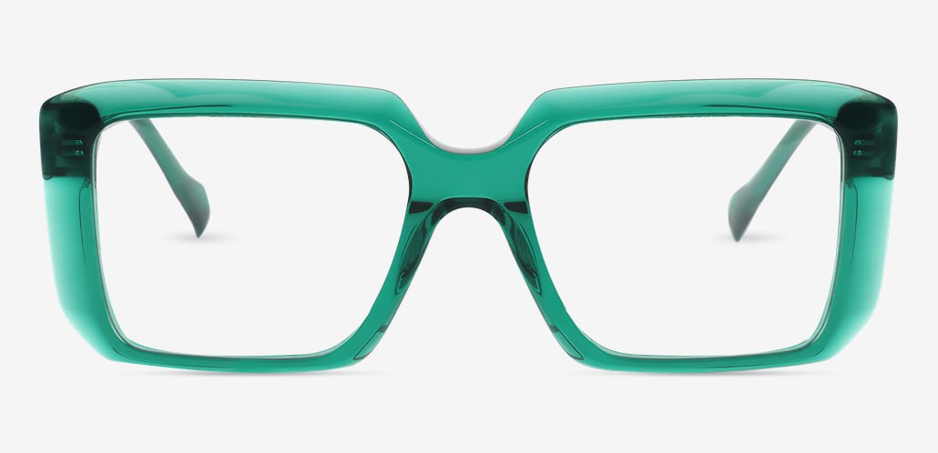 Boyce Grüne Quadratische Brille