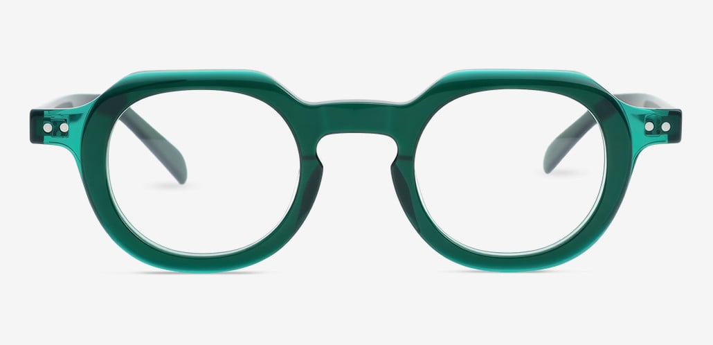 Ella Green Round Glasses