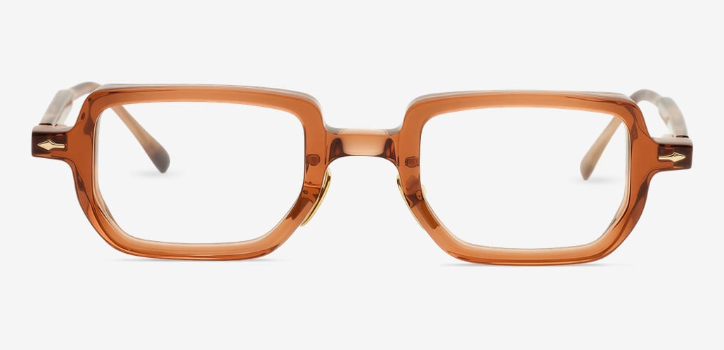 Claire Brown Rectangle Glasses
