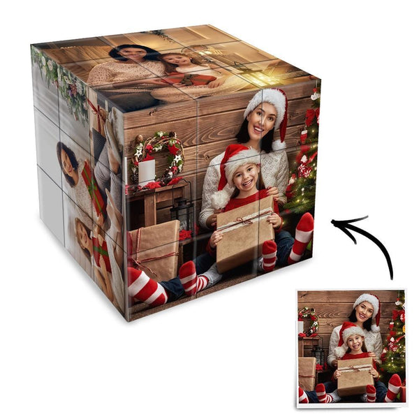 Personalized Photo Cube Creative Christmas Gifts For Family