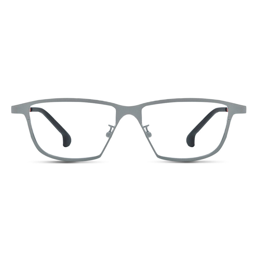 Regin Rectangle Silver Glasses