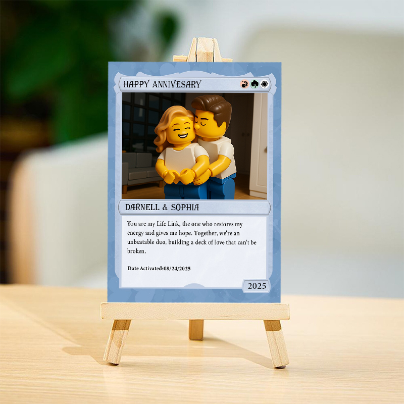 Personalized Picture Poke Card Best Anniversary Gift