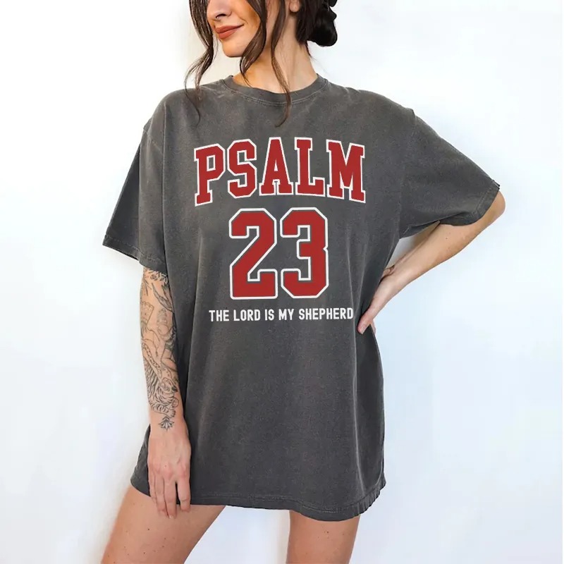 Personalized Washed T-shirt Custom Name and Slogan Graphic Design Creative Gift for Sports Lovers