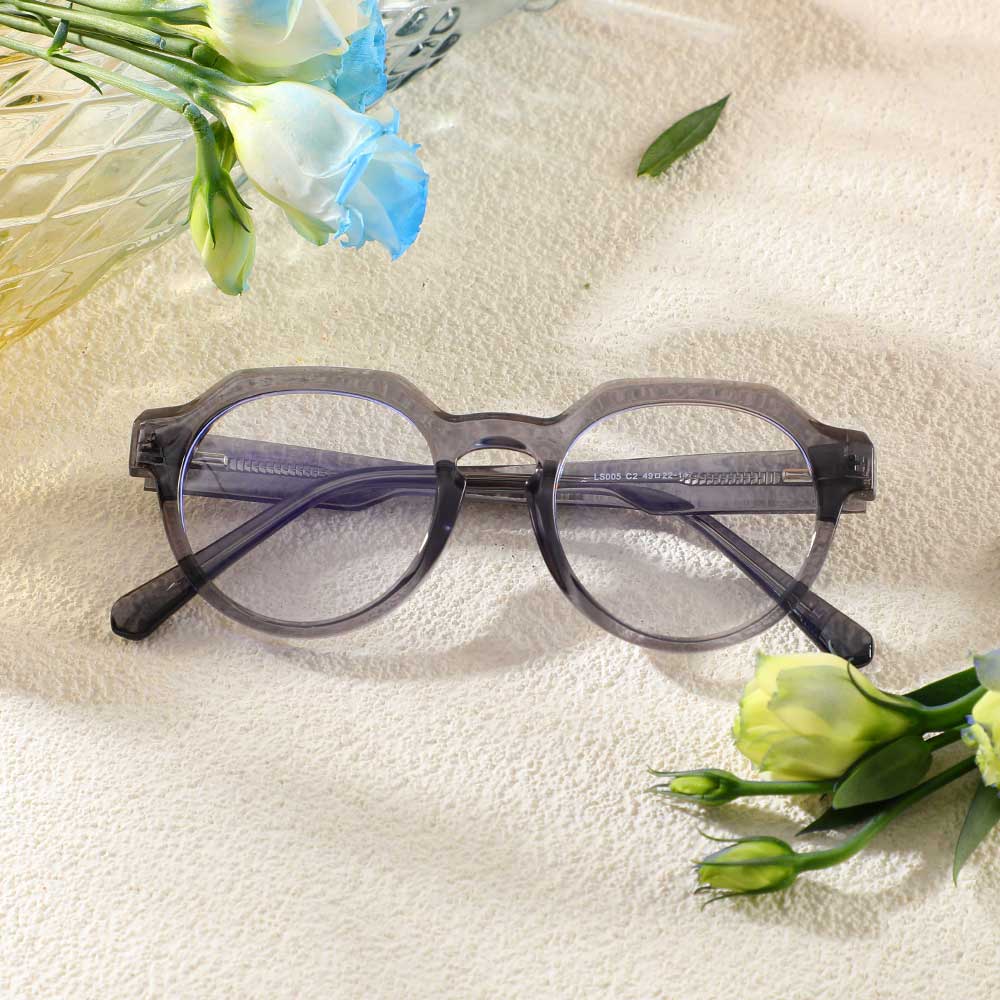 Stuar Runde Graue Brille