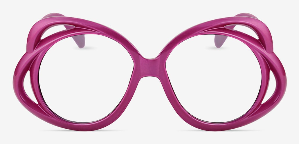 Harold Purple Round Glasses