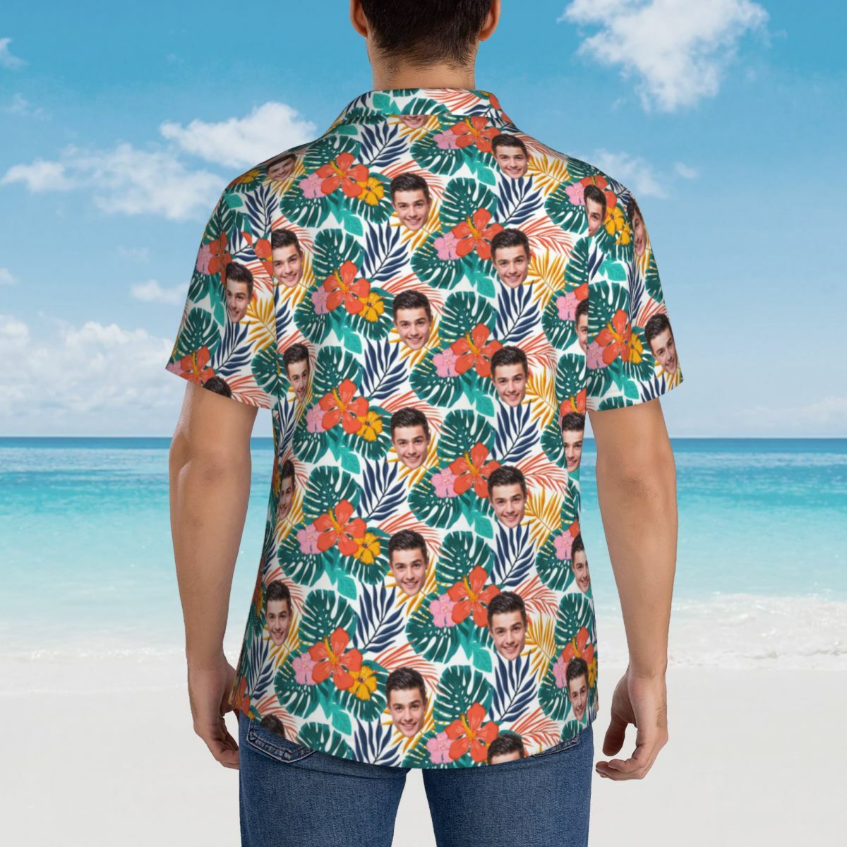 Custom Hawaiian Shirts Summer Leaves Gifts for Men