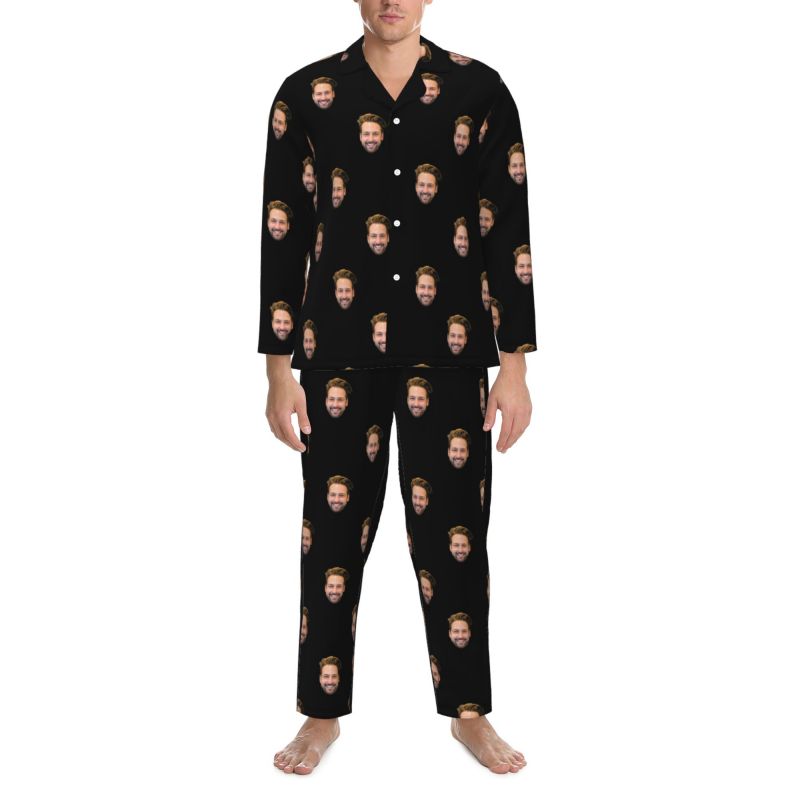 Personalized Pajamas Custom Photo and Color Design Your Own Attractive Gift for Loved One