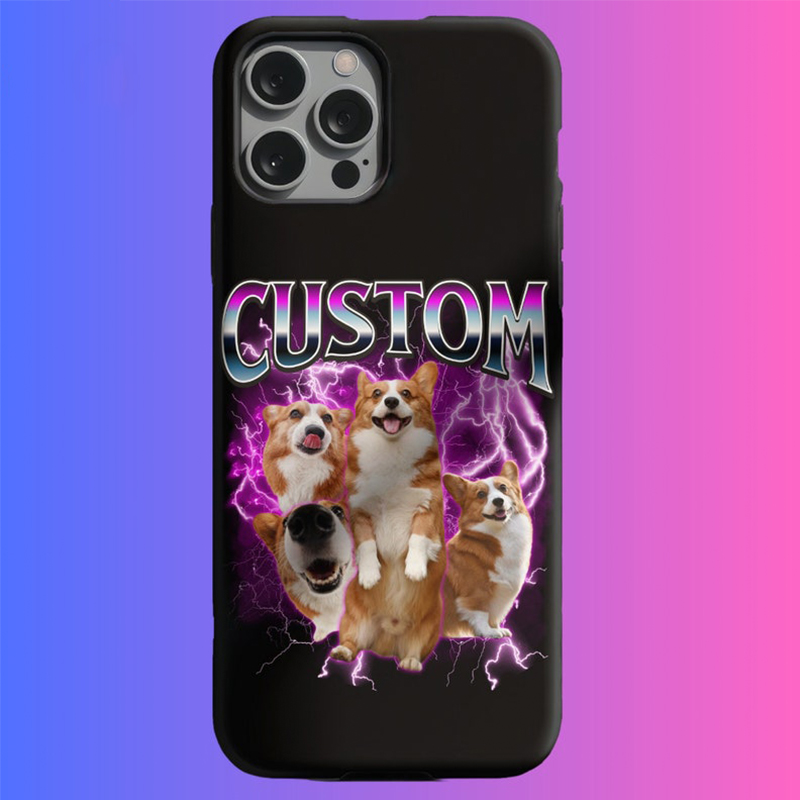 Personalized Phone Case Custom Photo Retro Style Fashion Gift