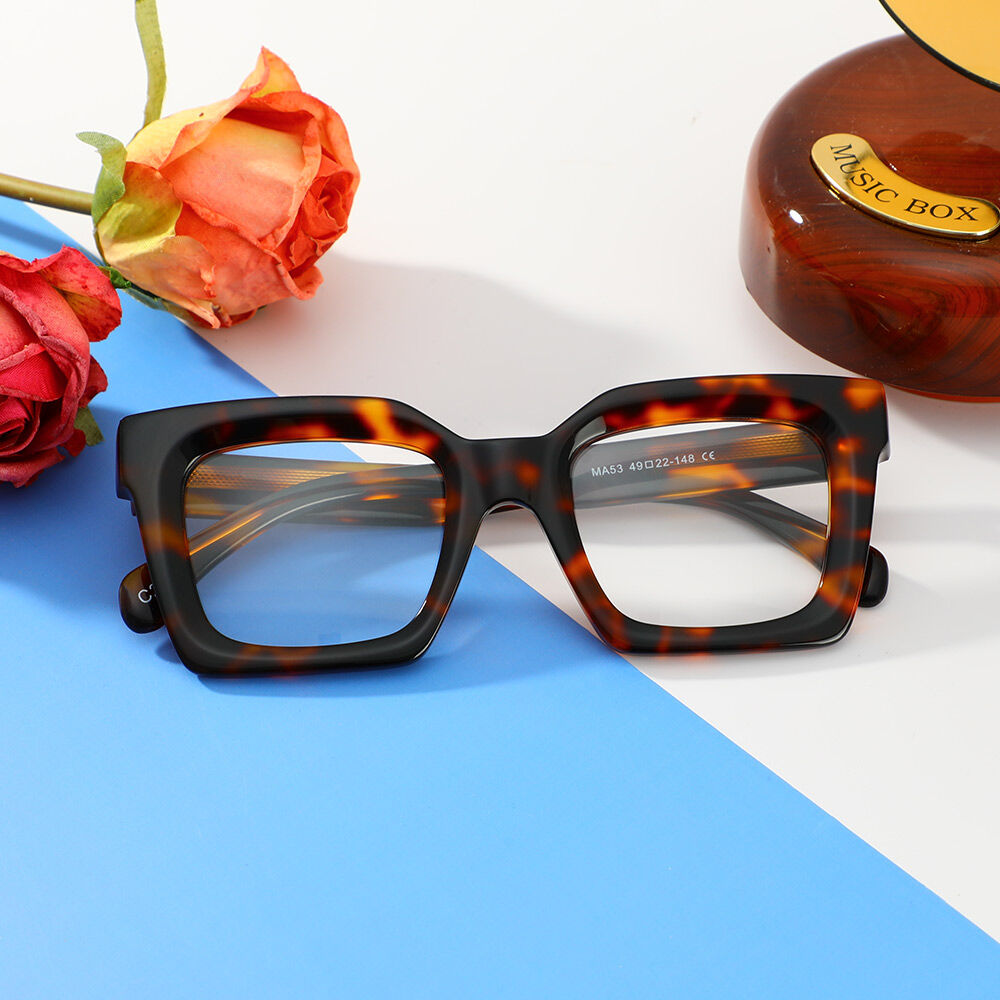 Steward Square Tortoise Glasses