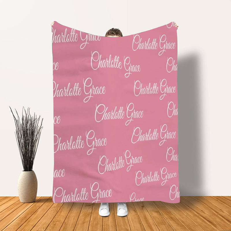 オリジナル 名入れ ブランケット