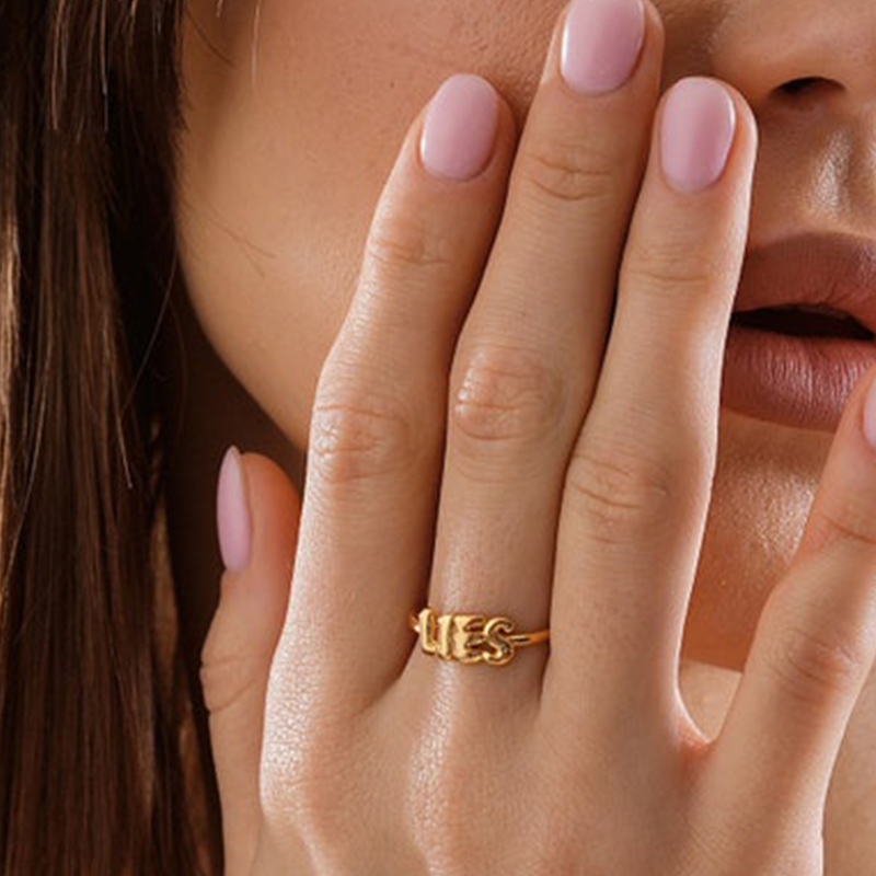 アルファベット 名入れ 刻印 リング 指輪 オーダーメイド