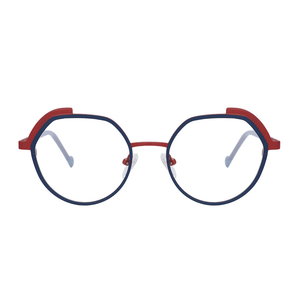 Whimsi Cat Eye Red Blue Glasses