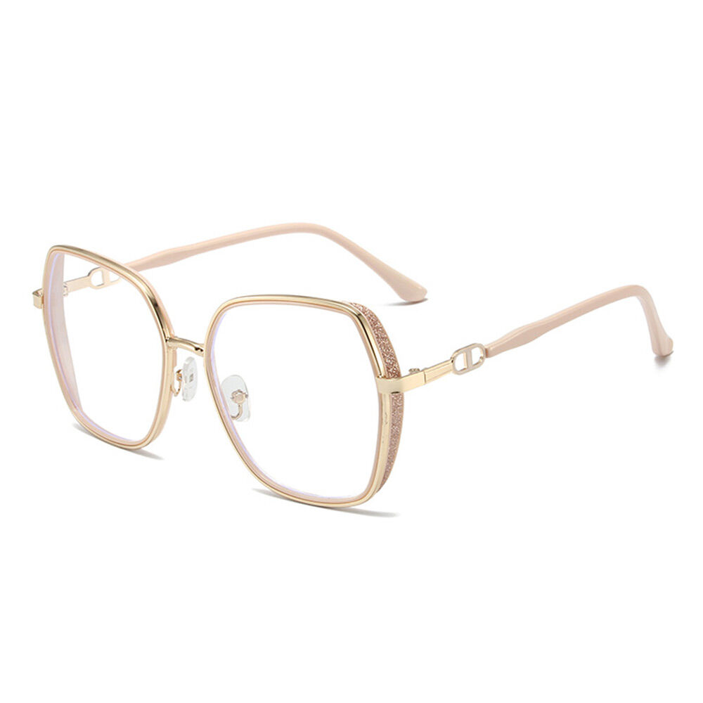 Oliver Geometric Gold Glasses