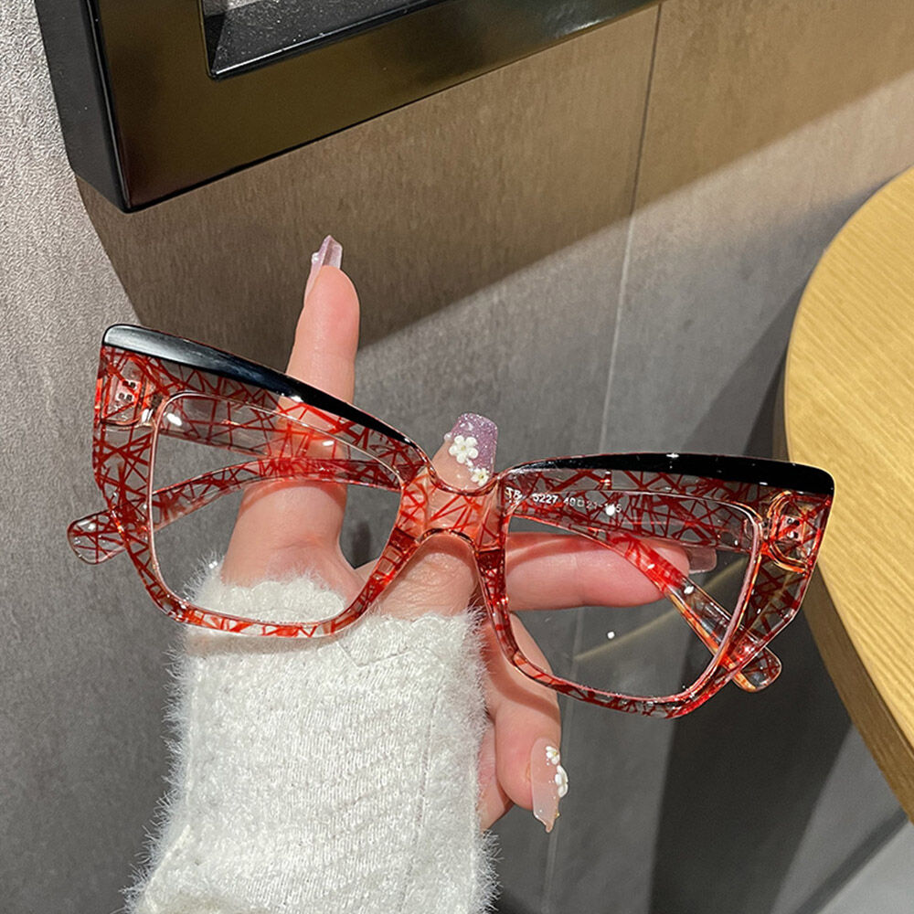 Occhiali da Vista Dunao Cat Eye Rosso