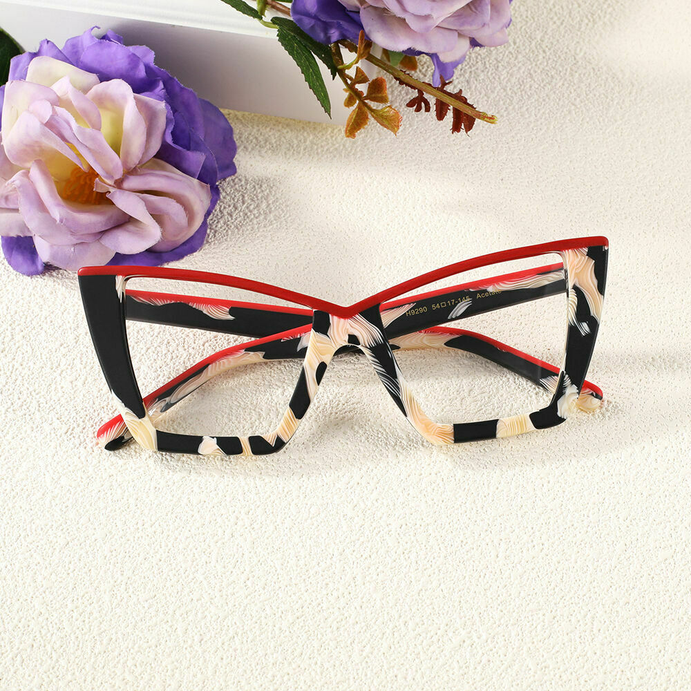 Occhiali da Vista Bengal Cat Eye Floreale 