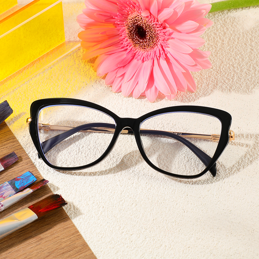 Blake Cat Eye Schwarze Brille