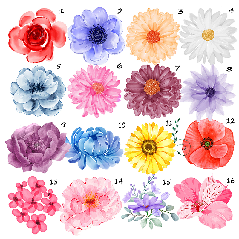 Personalized Name Plate with Custom Birth Flower Marvelous Present for Grandparents