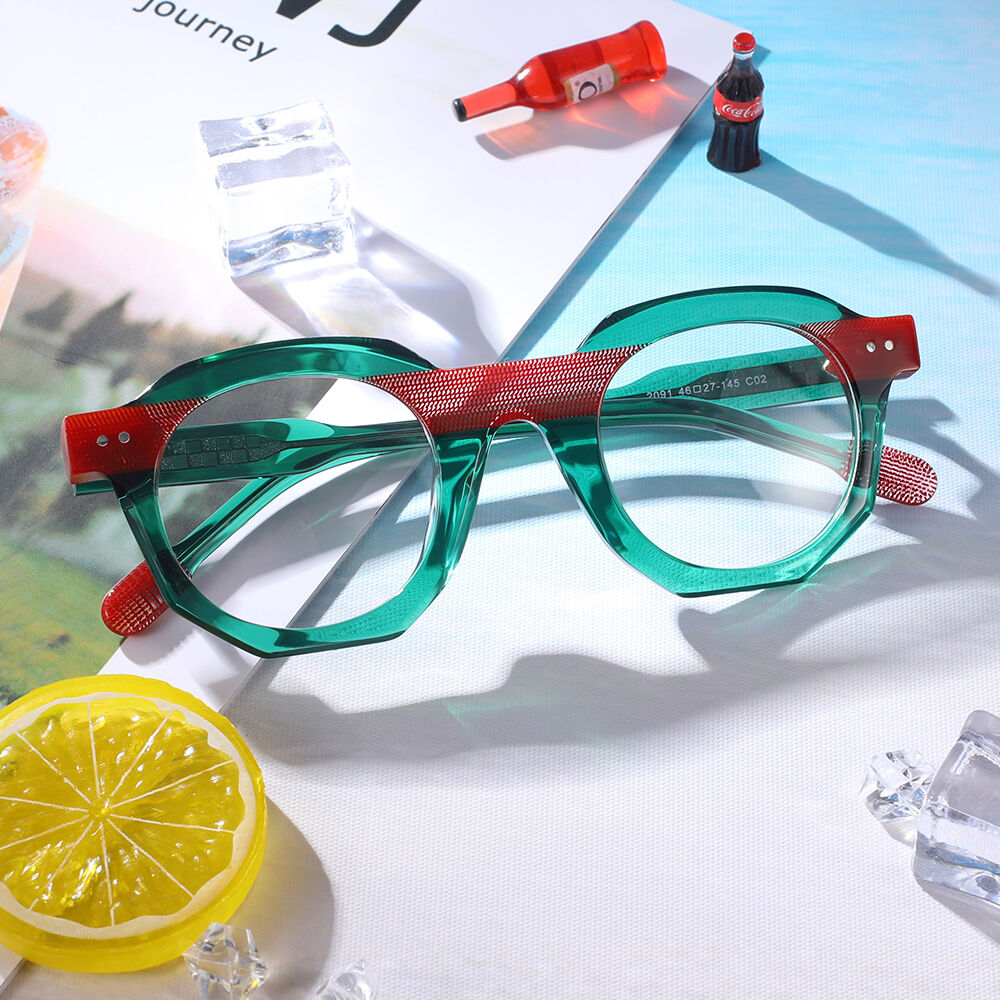 Lunettes de Vue Andrea Ronde Vert