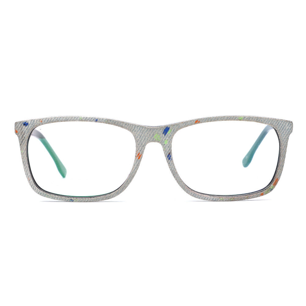 Angeoo Square White Glasses
