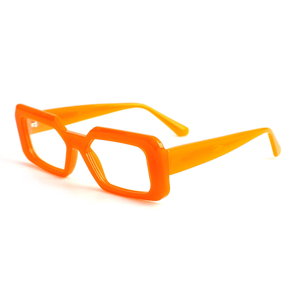 Lunettes de Vue Channing Rectangle Orange