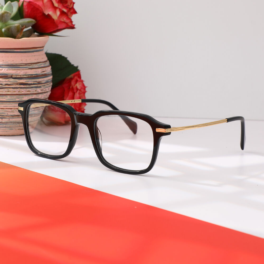 Obadia Square Black Glasses