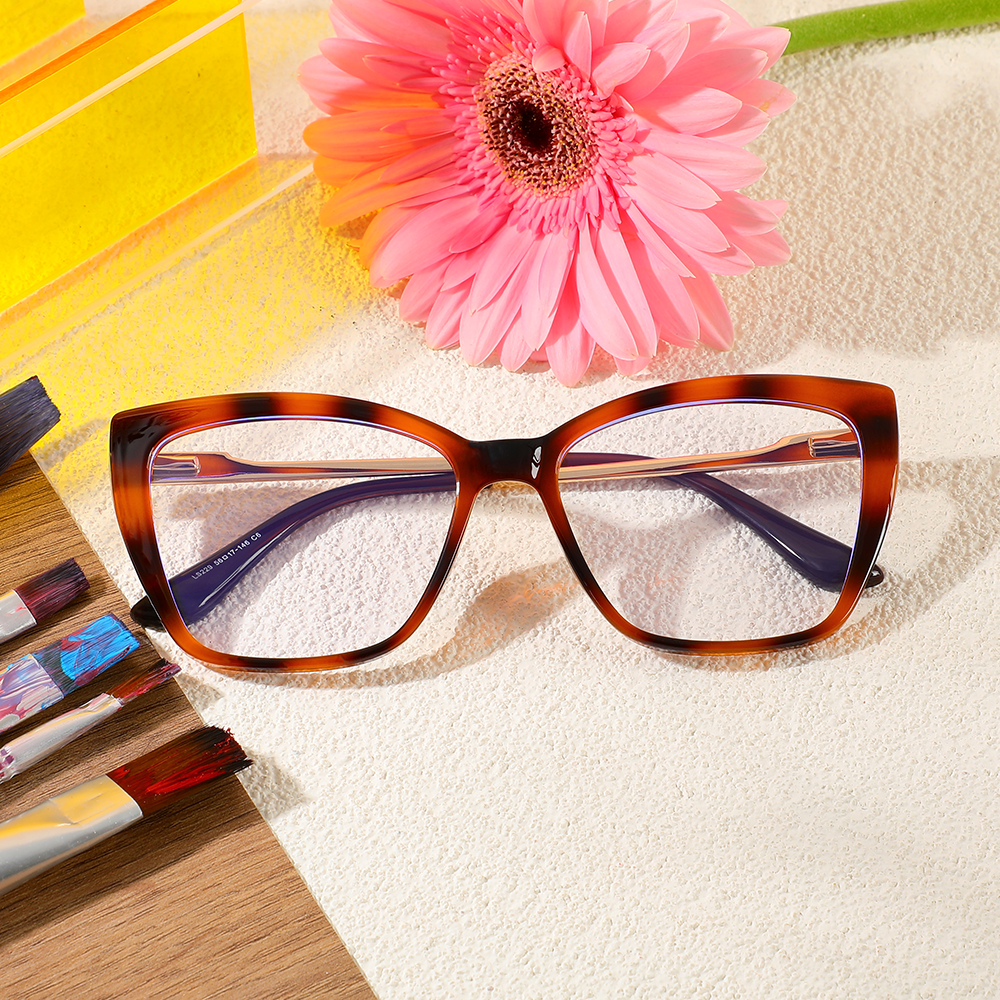 Occhiali da Vista Elizabeth Cat Eye Tartarugato 