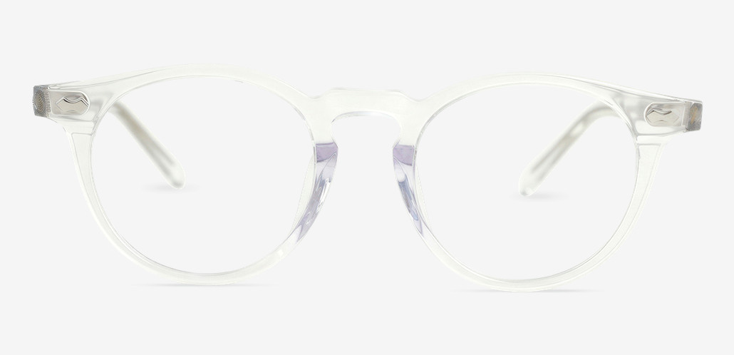 Theodore Clear Round Glasses