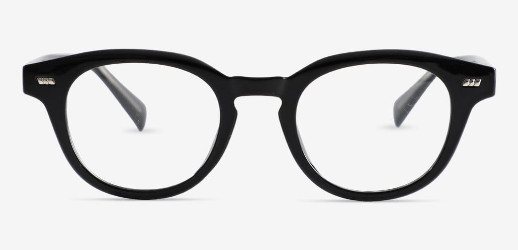 Daisy Black Round Glasses