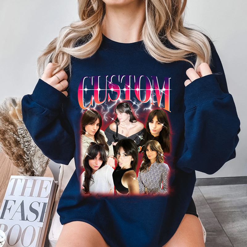 Sudadera personalizada con fotos de retro y vintage para ser querido