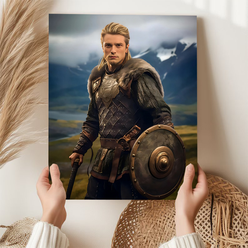 Personalized Portraits with Custom Face Swap Cool Present for Him