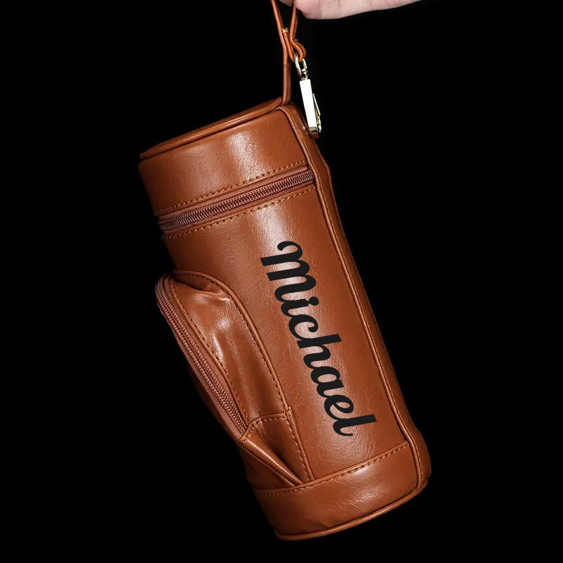 Personalized Cigar Humidor Case Custom Name with Font Design Perfect Cigar Accessories Gift for Him