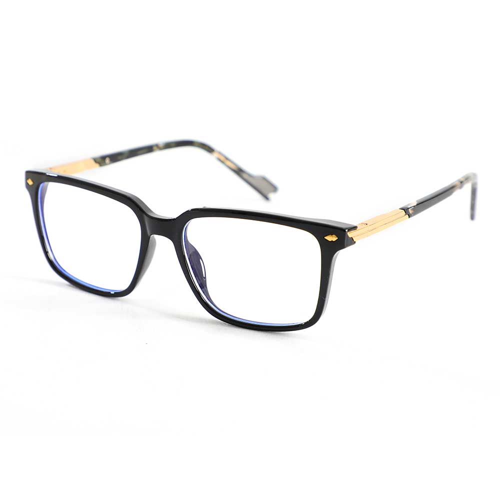 Richardson Rechteckige Schwarze Brille