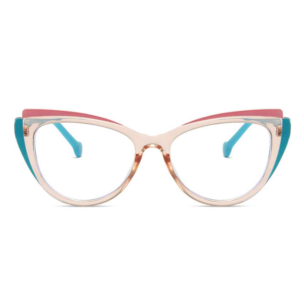 April Cat Eye Champagne Glasses