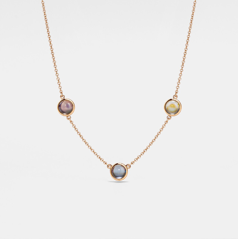 Personalized Projection Picture Necklace Customized Three Photos Exquisite Gift For Christmas