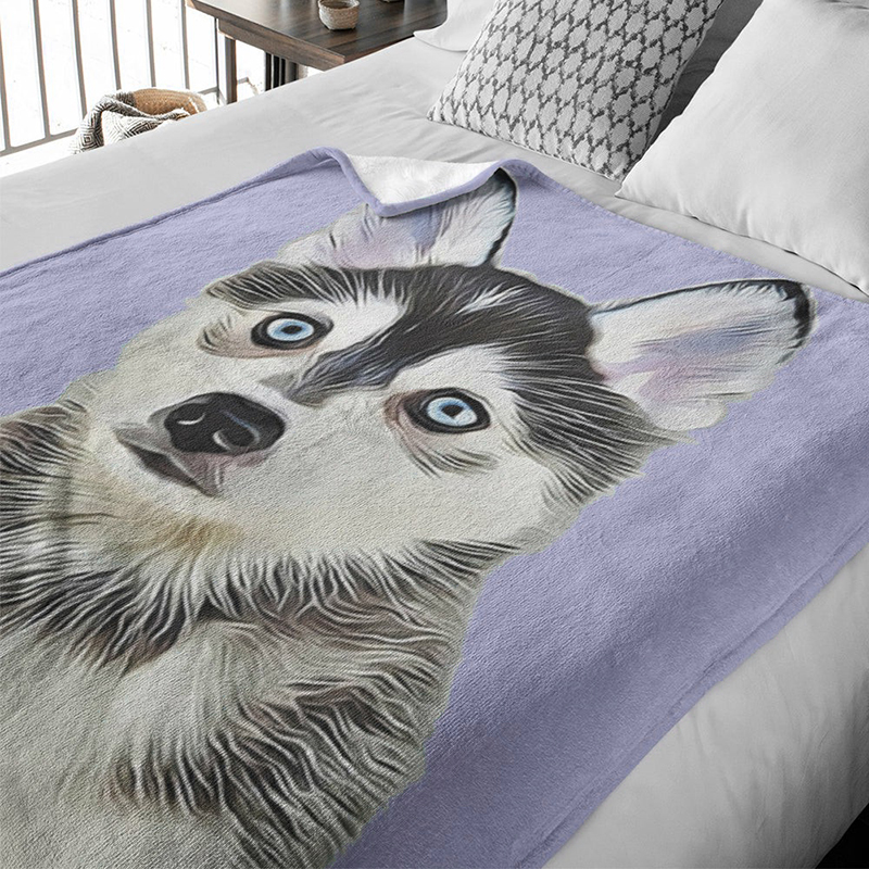 Personalized Picture Blanket Warm And Precious Gift for Pet Lover