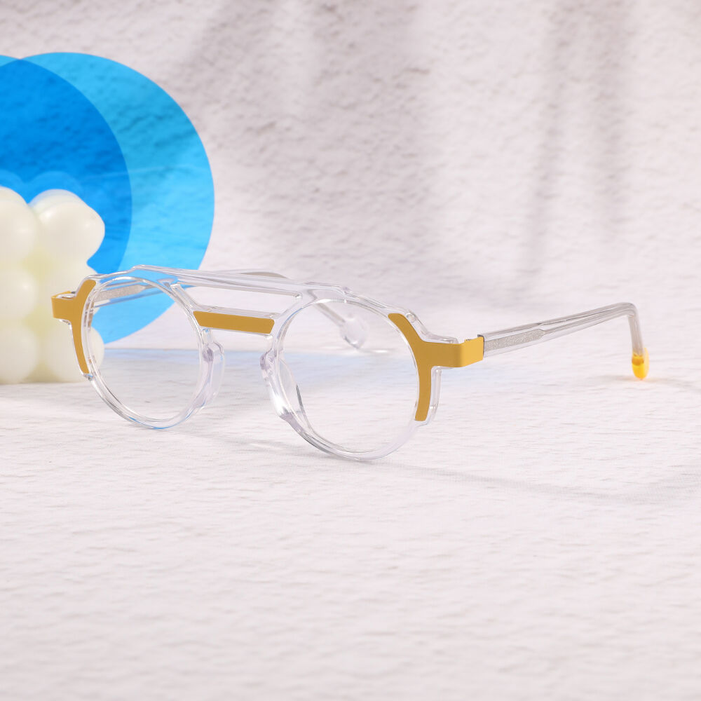 Gallup Aviator Clear Glasses