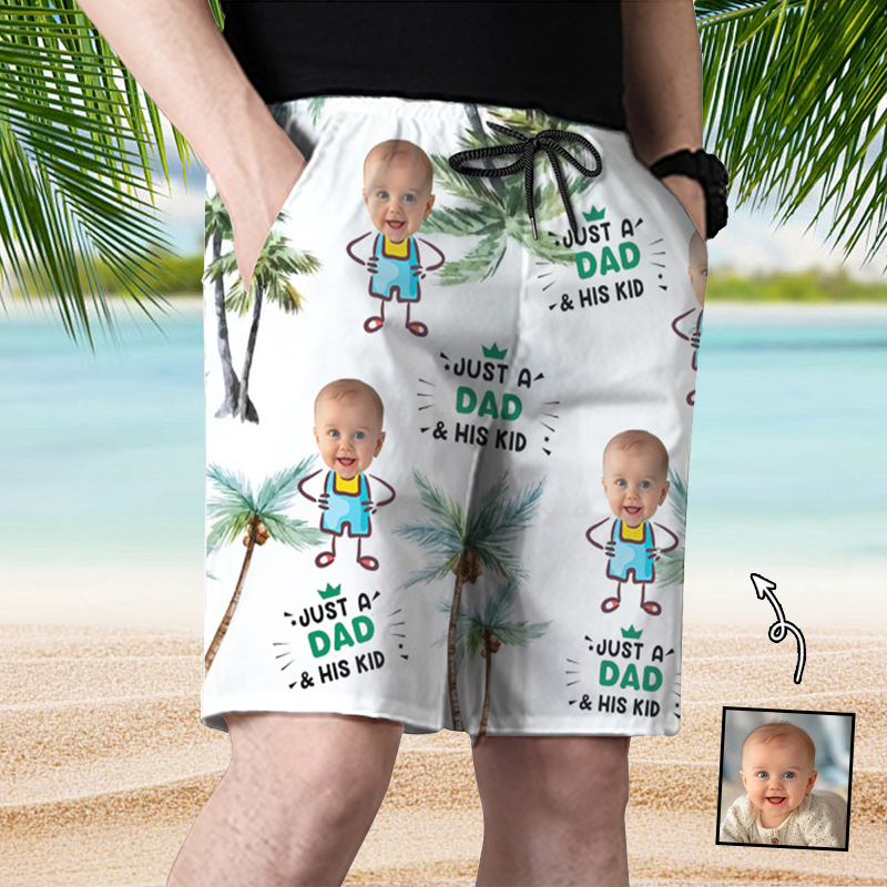 Shorts de playa personalizados para hombre: un regalo divertido para el Día del Padre
