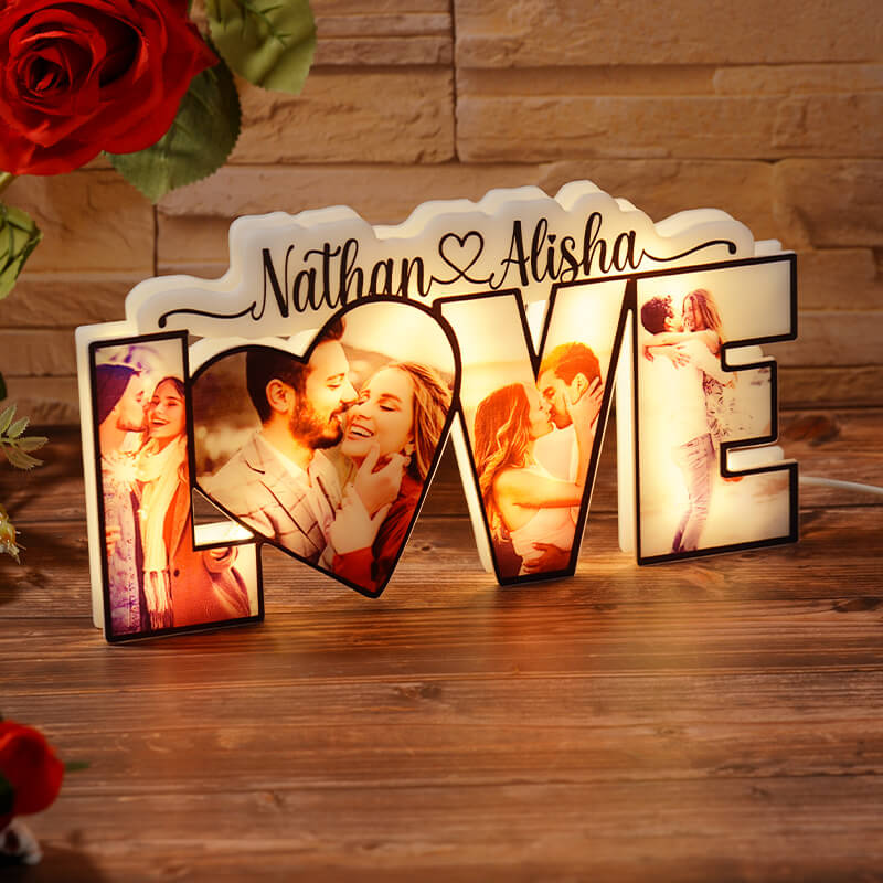 Personalized Picture Night Light Exquisite Valetine's Day Gift
