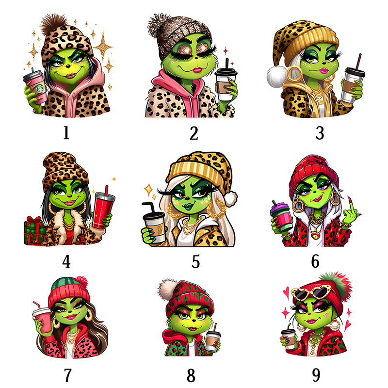 Personalisierter hässliche Weihnachtspullover Unisex Individuelles Mama Grinchund Kinder-Design Attraktives Weihnachtsgeschenk für die Mutter