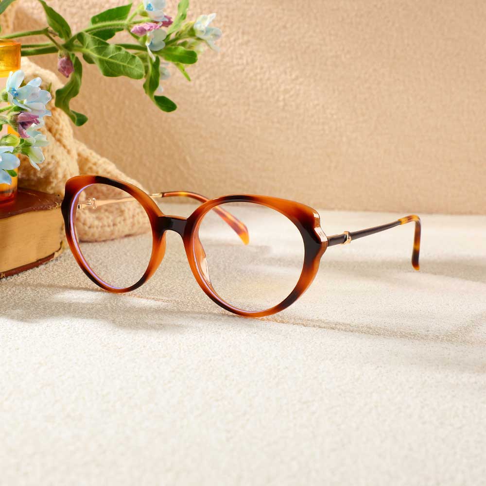 Occhiali da Vista Sapir Cat Eye Tartarugato 