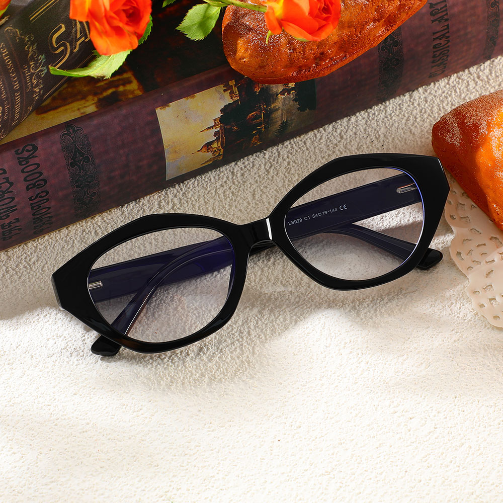 Occhiali da Vista Bobby Ovale Nero 