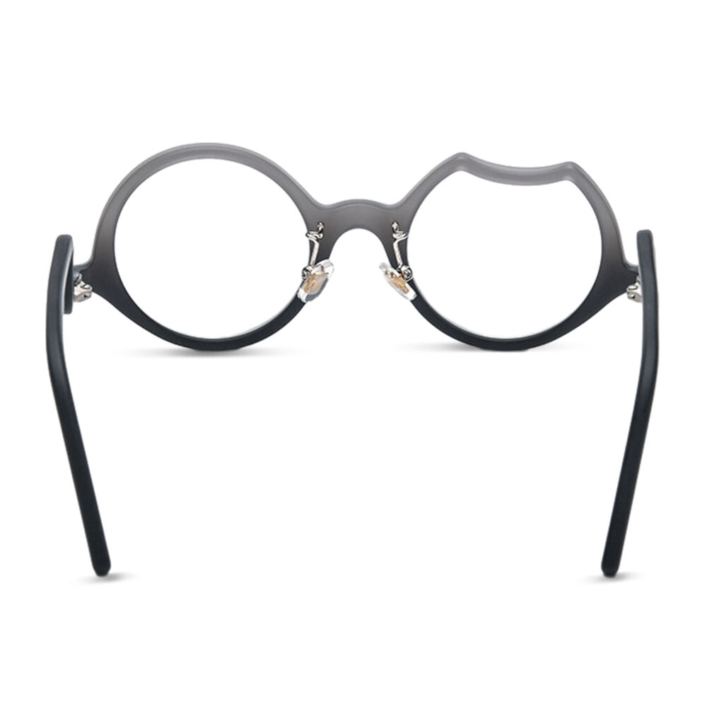 Audition Runde Graue Brille