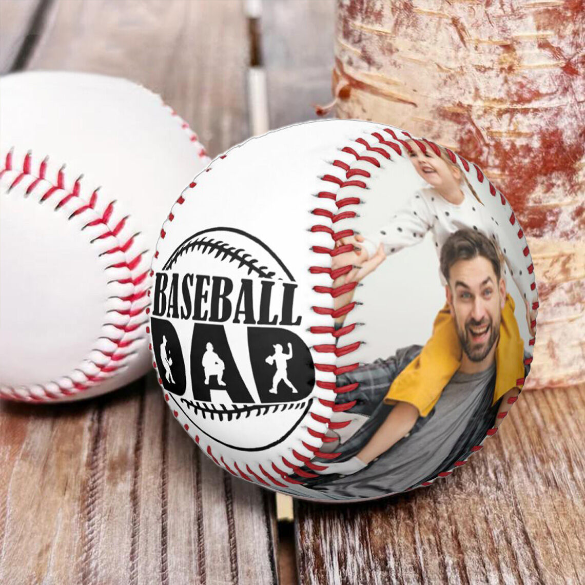 Personalized Baseball Gifts with Customizable Photos for Baseball-Loving Dads