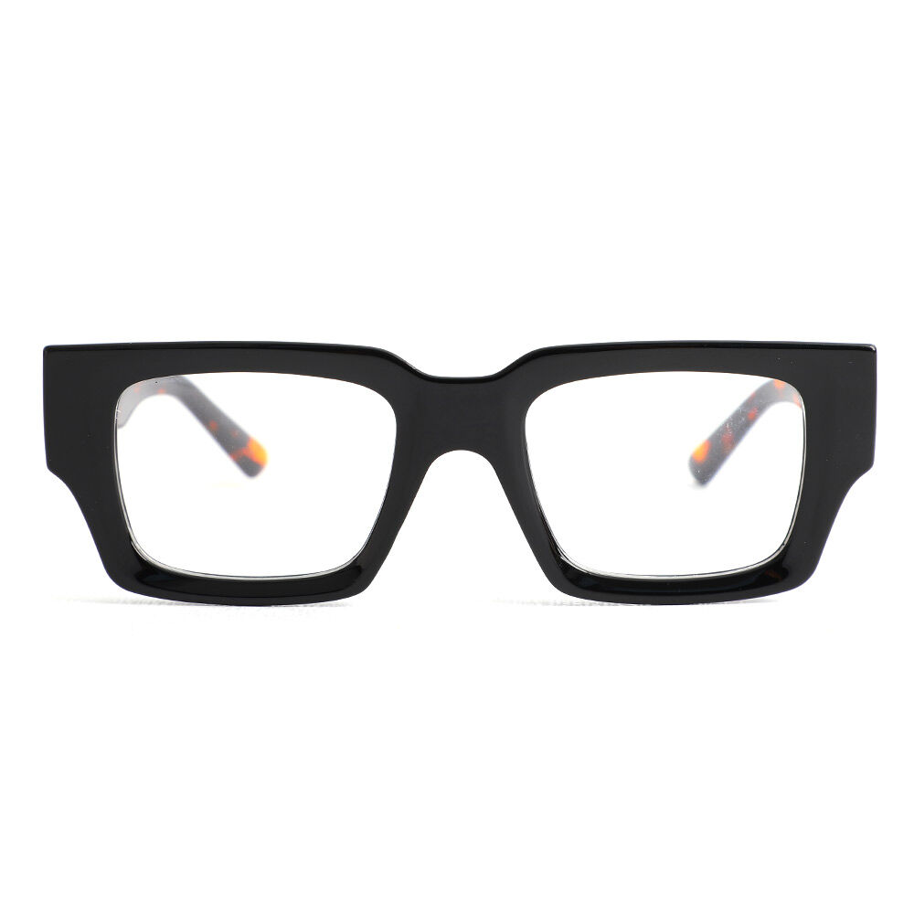 Lunettes de Vue Baron Carré Noir Écaille