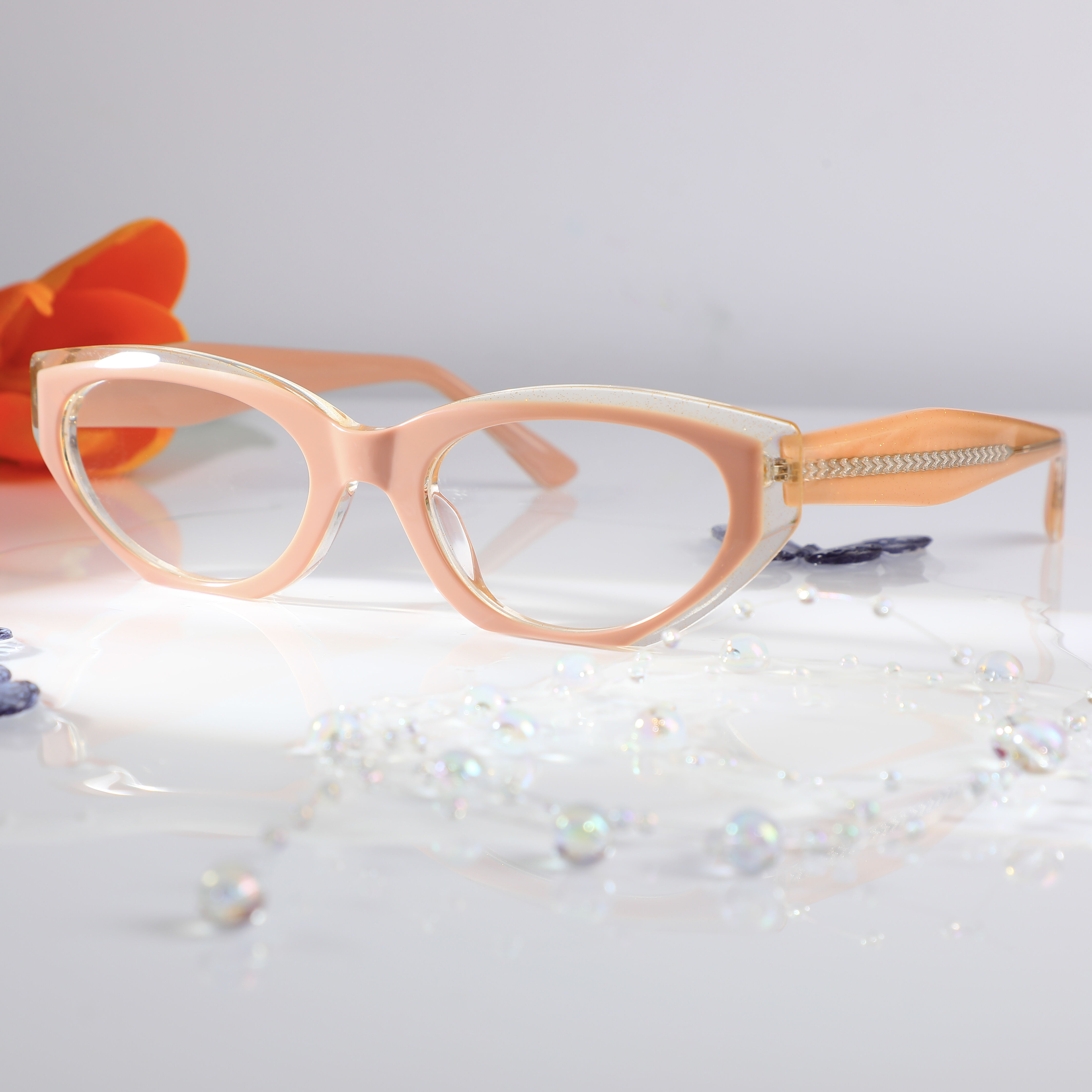 Lunettes de Vue Agatha Cat Eye Rose