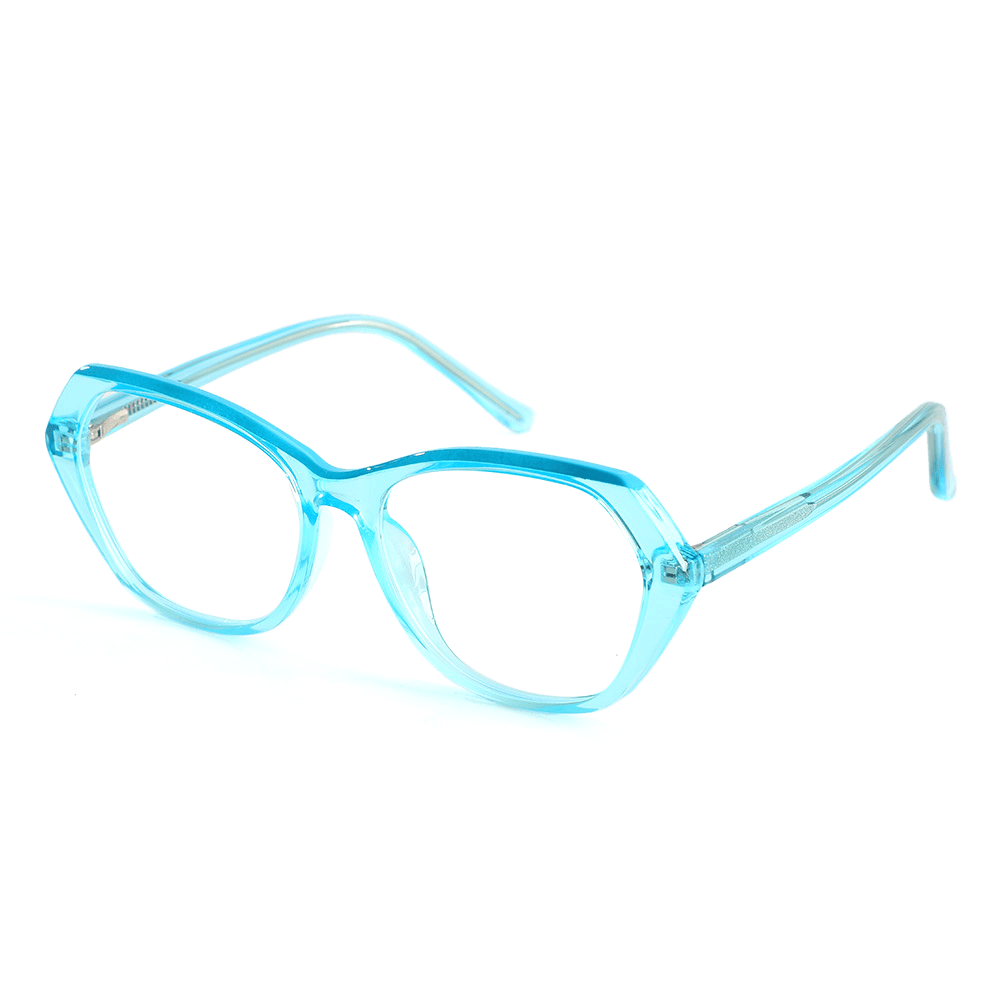 Eddie Cat Eye Blaue Brille