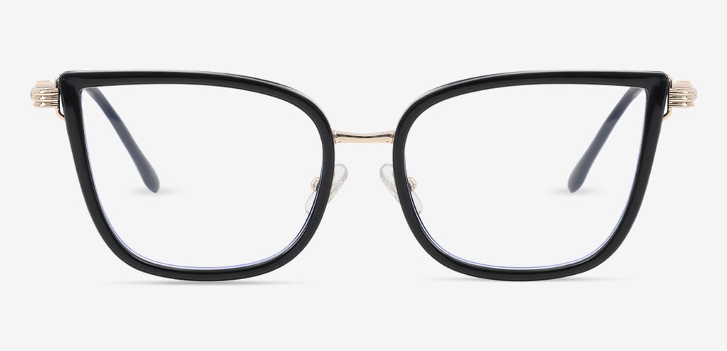 Alexandra Black Cat Eye Glasses