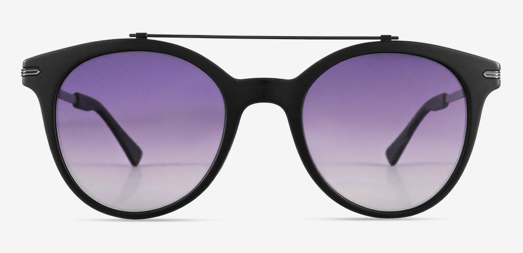 Forster Black Aviator Sunglasses